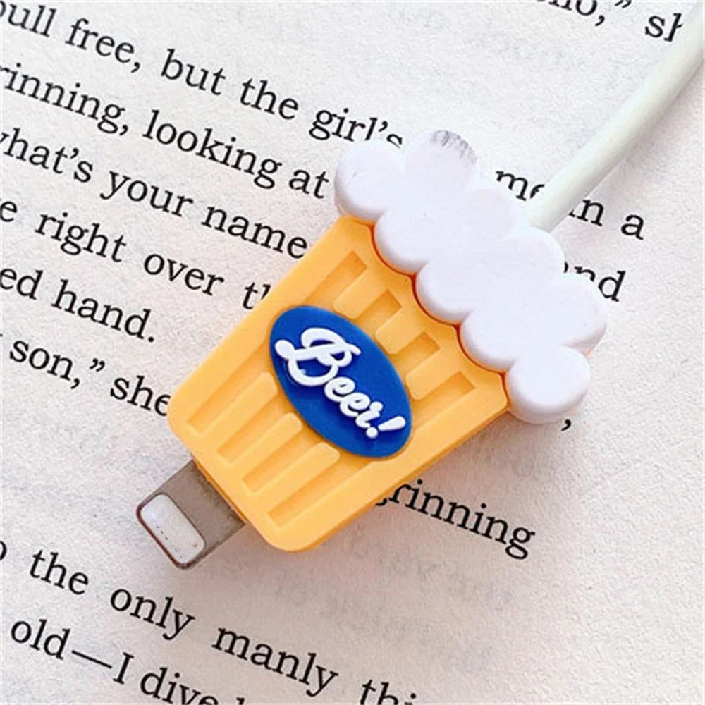 Data Cable Winder USB Charger Wire Organizer Silicone Cable Saver for Charging Cord Protective Cover Line Protector thumbnail 5