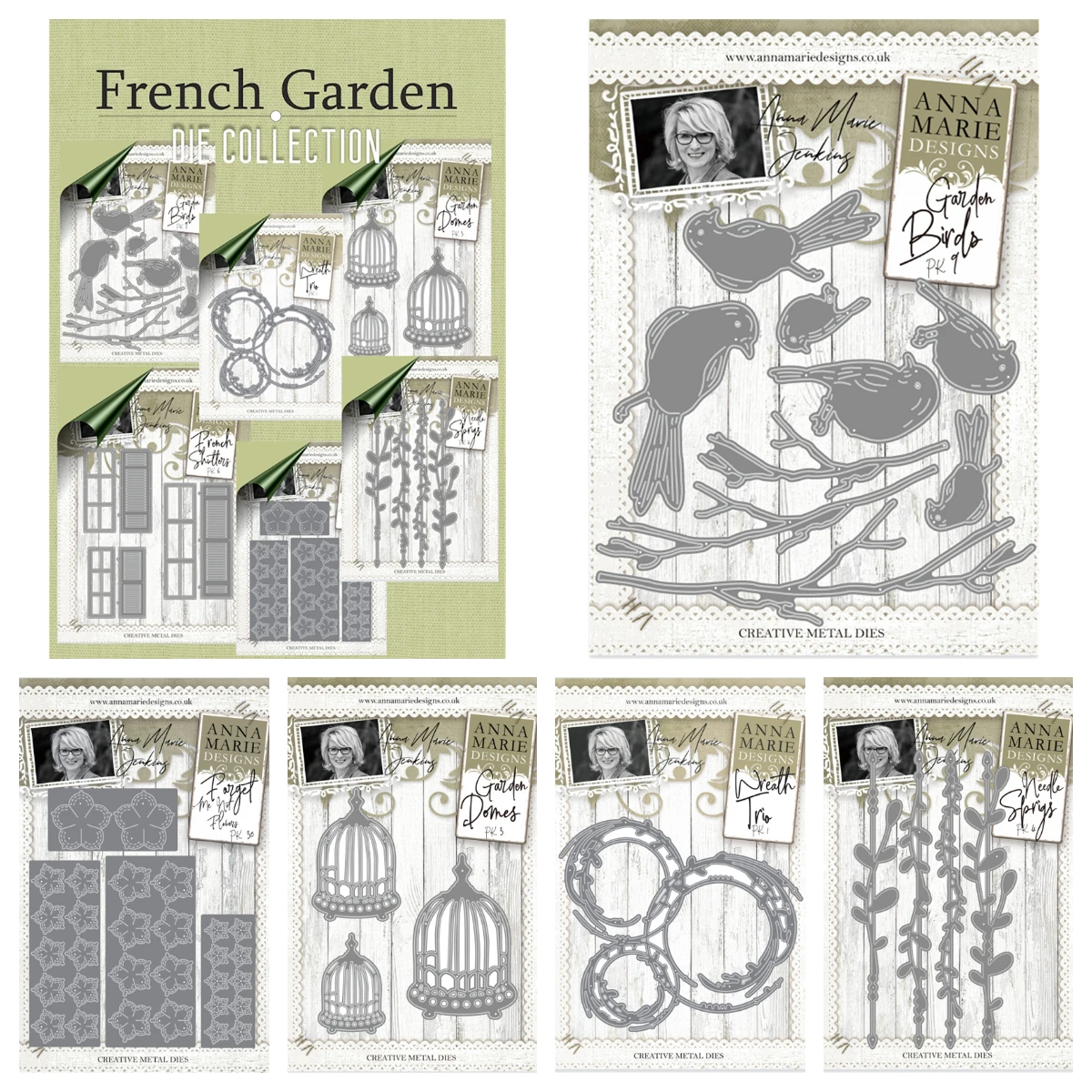 Metal Cutting Dies Scrapbooking DIY Album Dottie Bloom Background Die Set Paper Card Embossing Craft Supplies Decor Cut Die thumbnail 3