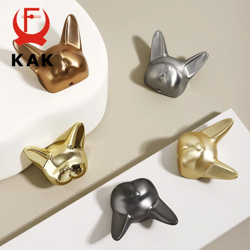 KAK Bulldog Design Wall Hanging Hooks Coat Hook Bag Hat Rack Rackers Zinc Alloy Wall Decorations for Kis Hardware Fittings thumbnail 5