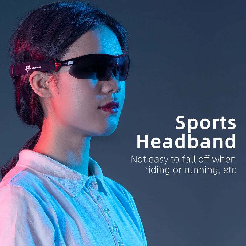 ROCKBROS Cycling Polarized glasses Bike Outdoor Sports Sunglasses MTB Road PC Goggles Eyewear Glasses 5/3 Lens Bicycle Accessory thumbnail 2