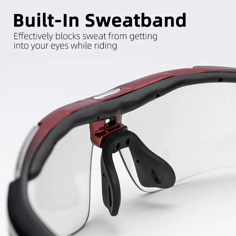 ROCKBROS Cycling Polarized glasses Bike Outdoor Sports Sunglasses MTB Road PC Goggles Eyewear Glasses 5/3 Lens Bicycle Accessory thumbnail 5