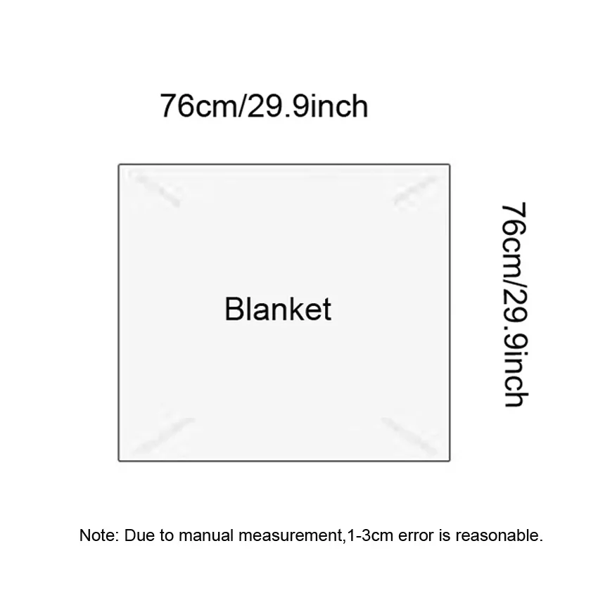 4pcs/pack 100% Cotton Receiving Baby Blanket Newborn 76x76cm Baby Bedsheet Supersoft Blanket Swaddle thumbnail 2