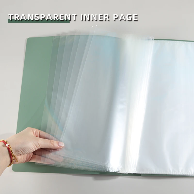 A4 Side-Loading Document Folder Multi-Layer Transparent  Organizer Paper Holder Sheet Music Binder with Dividers 20/30/40/60Page thumbnail 3