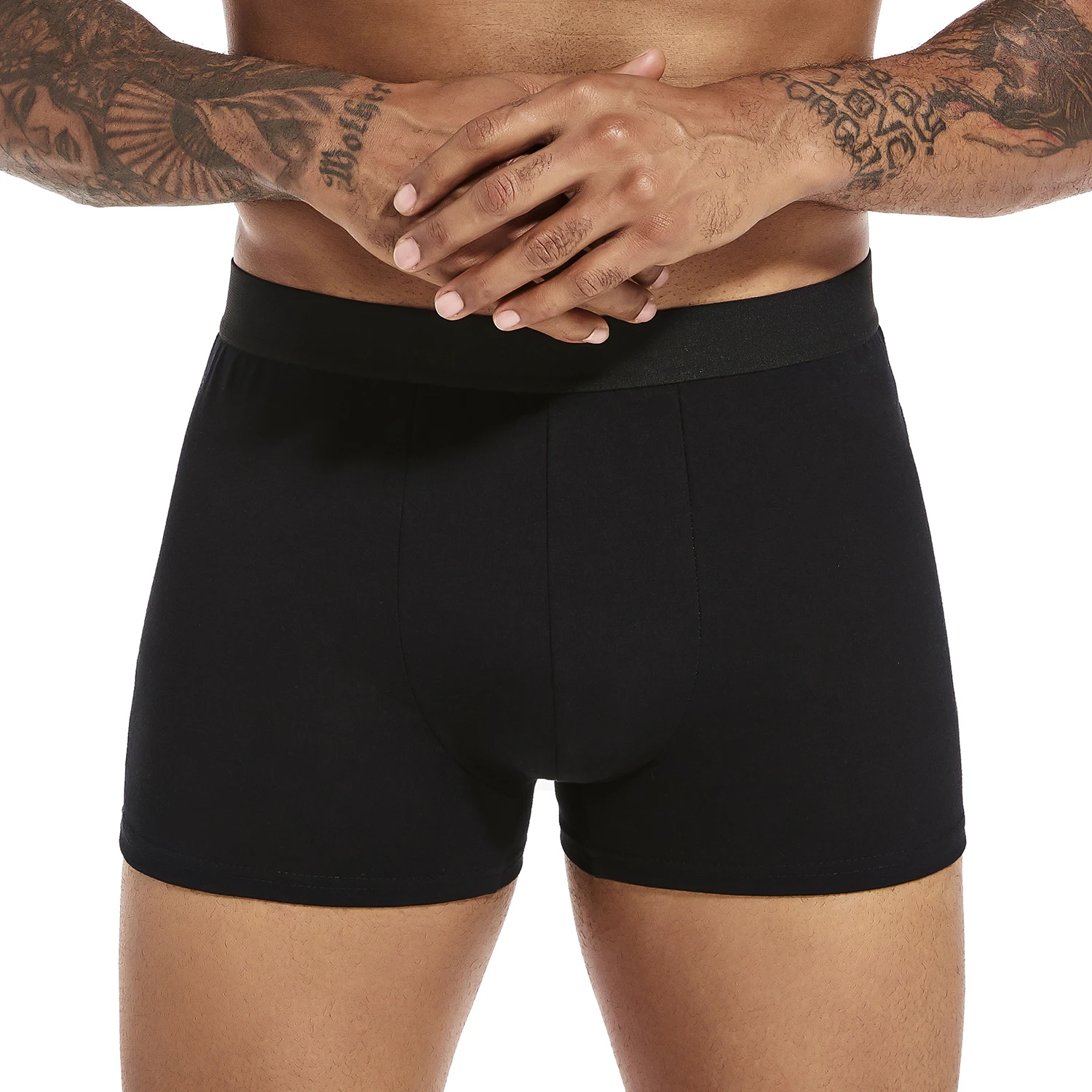 6pcs pack Black Boxer Shorts Men Underwear Soft Breathable Male Underpants for Men Homme Boxershorts Slips 2024 Panties thumbnail 4