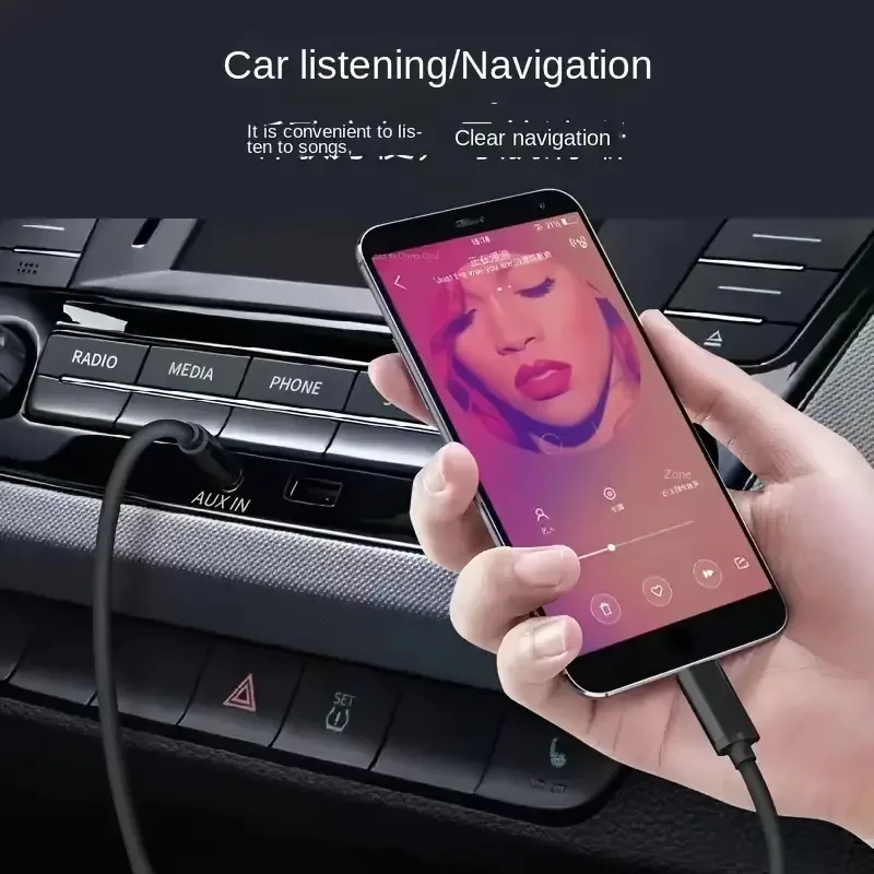 USB Type C To 3.5mm Head Jack Audio Aux Splitter Cable Car Speaker Headphone Headset Adapter For Android Samsung Xiaomi iphone15 thumbnail 5
