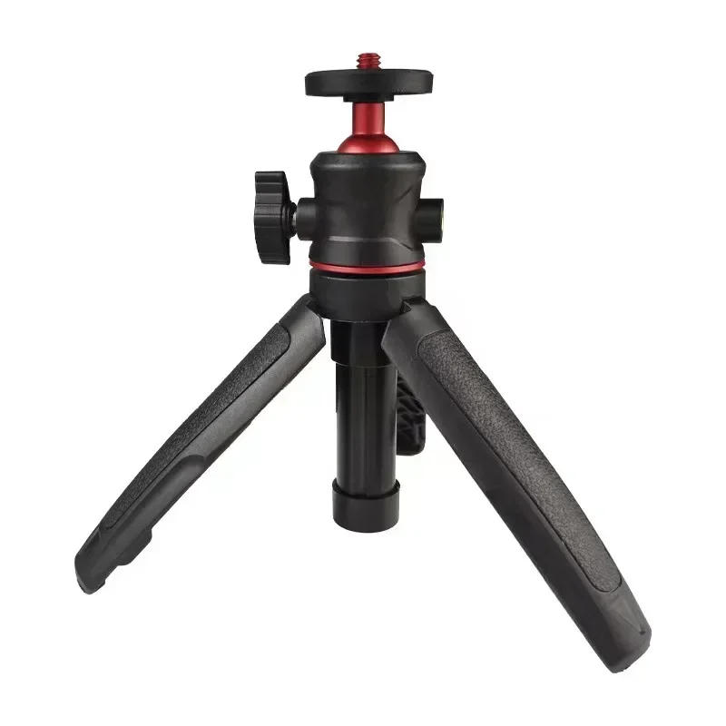 MT-08 Mini Extendable Desktop Tripod Handheld Photography Bracket Stand w/ Flexible Ballhead 1/4 Inch Screw Mount for Selfie thumbnail 6
