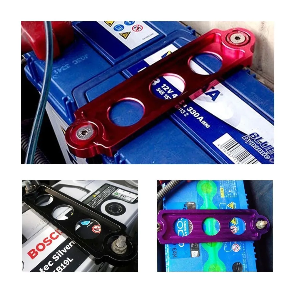 Car Racing Battery Tie Down Mount Bracket Lock Anodized for ACURA INTEGRA 1994-2001 for HONDA CIVIC/CRX 1988-2000 thumbnail 6