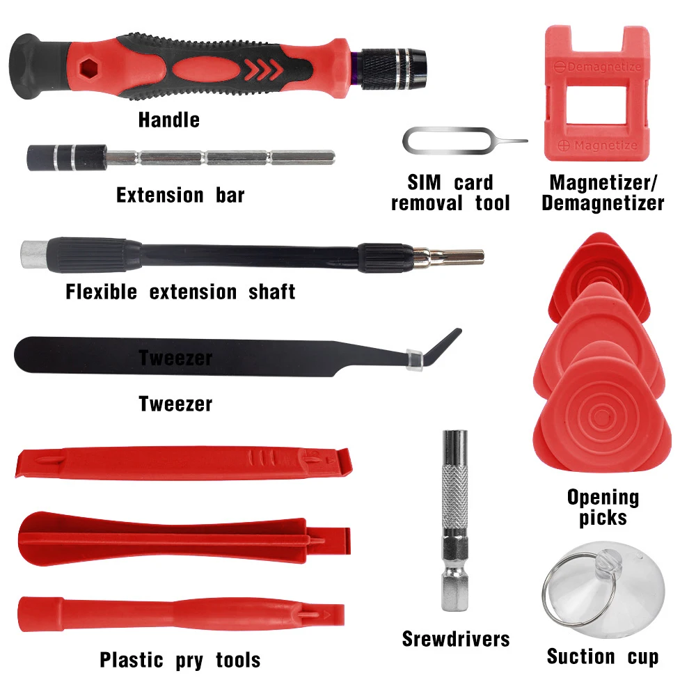 115 in 1 Precision Screwdriver Set Multifunctional Magnetic Repair Tools Kit for Computer Laptop Phone MacBook Household Repairs thumbnail 2