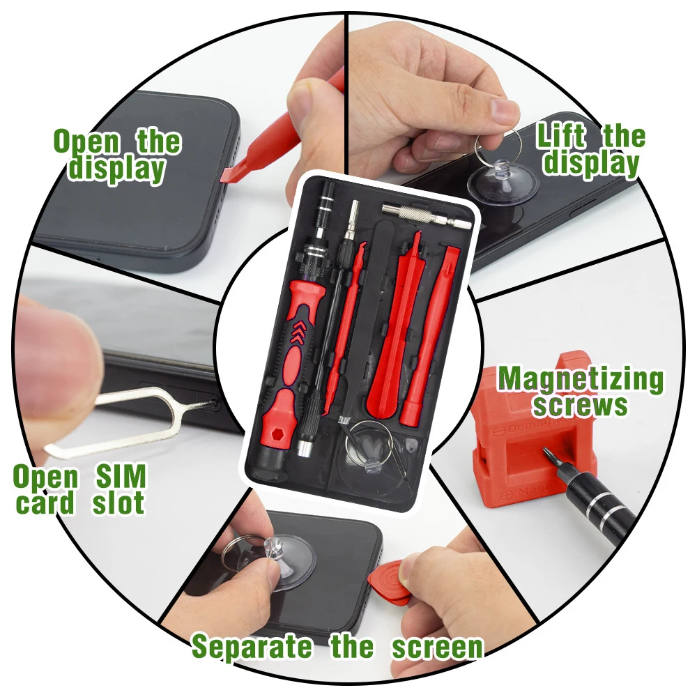 115 in 1 Precision Screwdriver Set Multifunctional Magnetic Repair Tools Kit for Computer Laptop Phone MacBook Household Repairs thumbnail 3