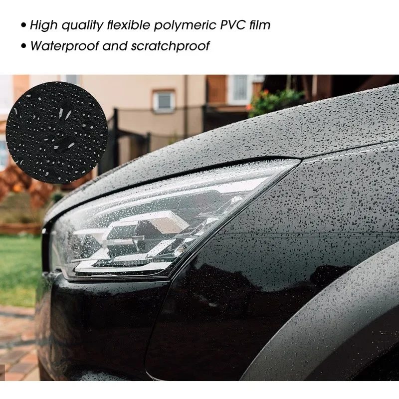 Gloss Black Car Body Film Vinyl Wrap Decals Self Adhesive Sticker Motorcycles Bike Auto Skin Color Changing Films 150*50cm thumbnail 4