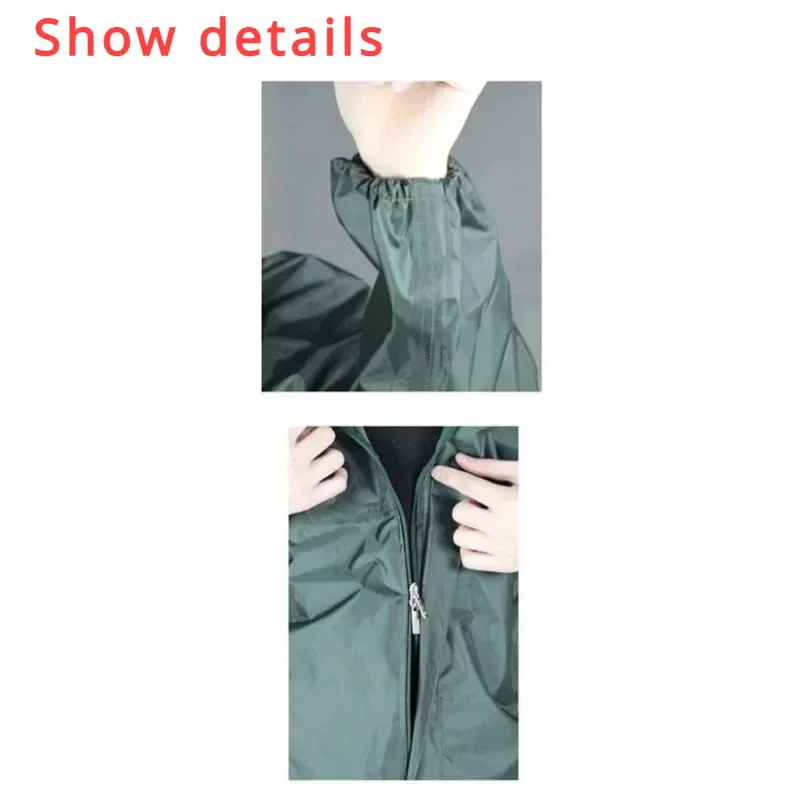 New Raincoat Suit Rainstorm Proof Motorcycle Portable for Outdoor Riding Detachable Motorcycle Accessories thumbnail 5