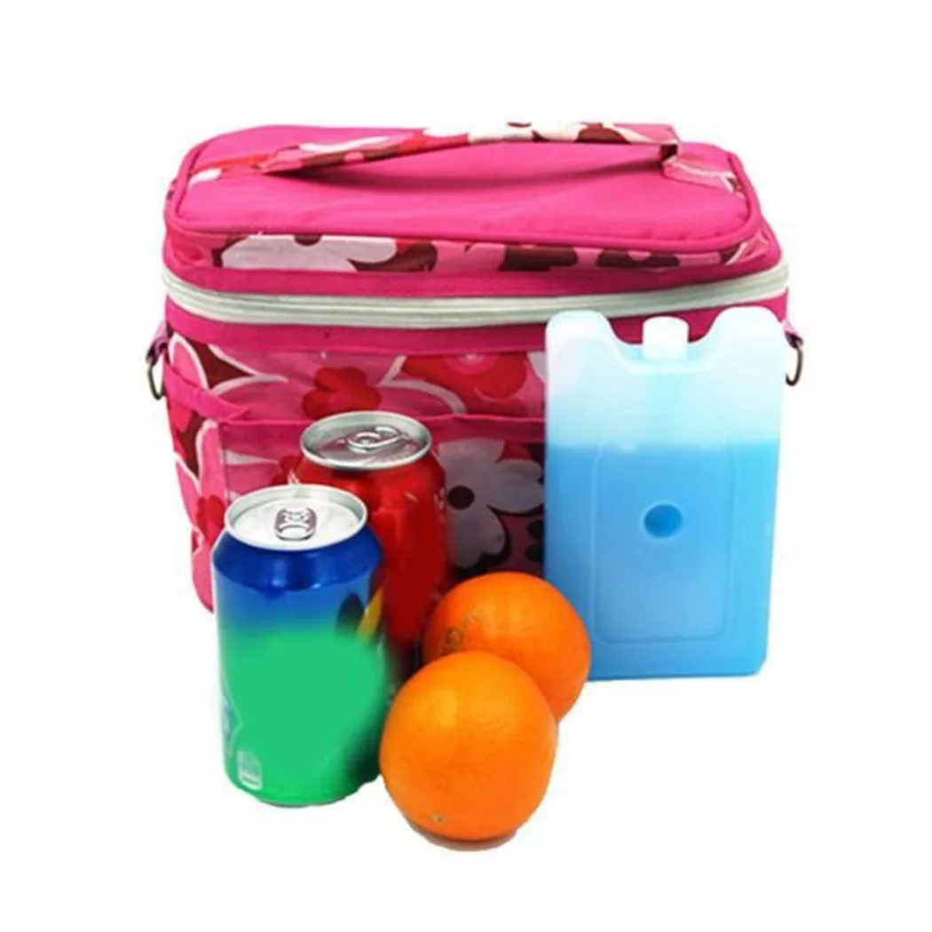 Gel Freezer Ice Blocks Travel Lunch For FRESH Food Storage Reusable Cool Cooler Pack Bag Water Injection Box thumbnail 2