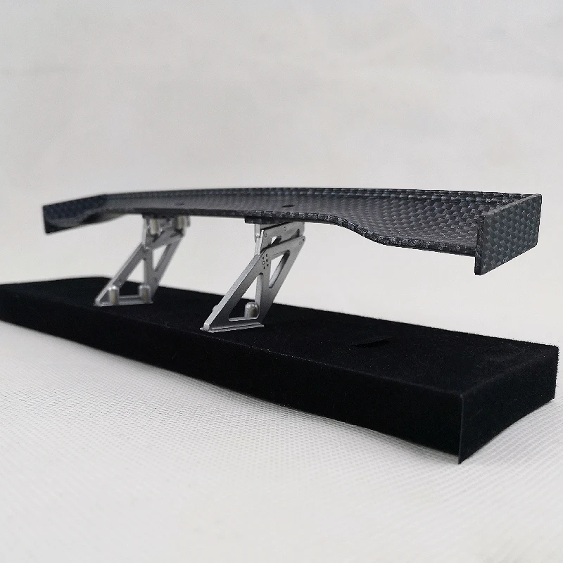 1/10 Scale RC Car Plastic Carbon Fiber Pattern Rear Wing Spolier Drift On Road Touring Model Hobby thumbnail 3