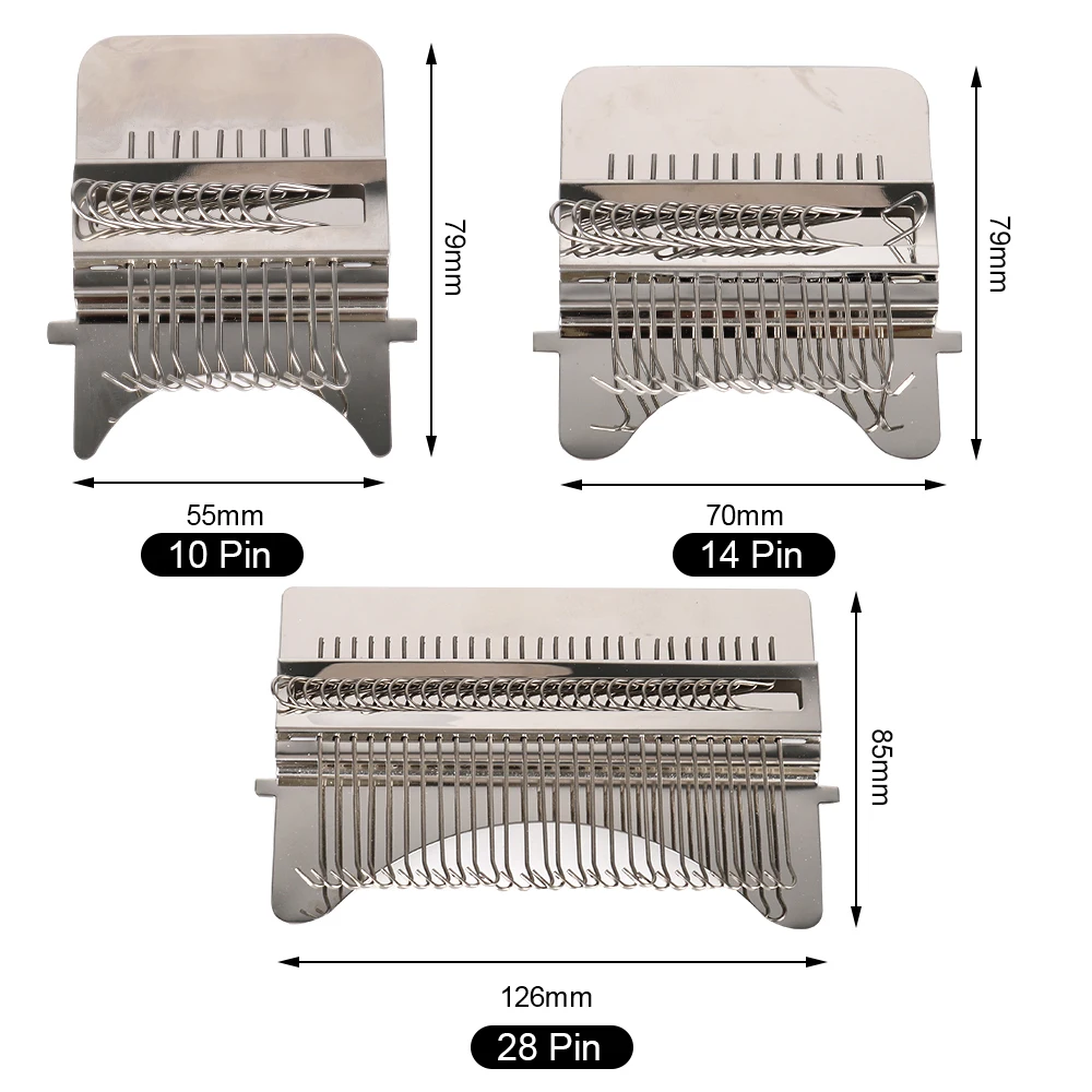 Knitting Tools For Mending Clothes and Jeans Small Frame Hand Tapestry Wood Loom Weaving Frame Small Loom Darning Machine thumbnail 4