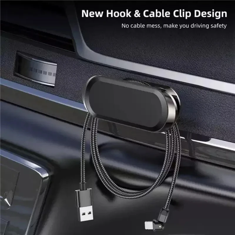 360° Magnetic Car Phone Holder Magnet Smartphone Mobile Stand Cell GPS Support For iPhone 13 12 XR Xiaomi Mi Huawei Samsung LG thumbnail 6