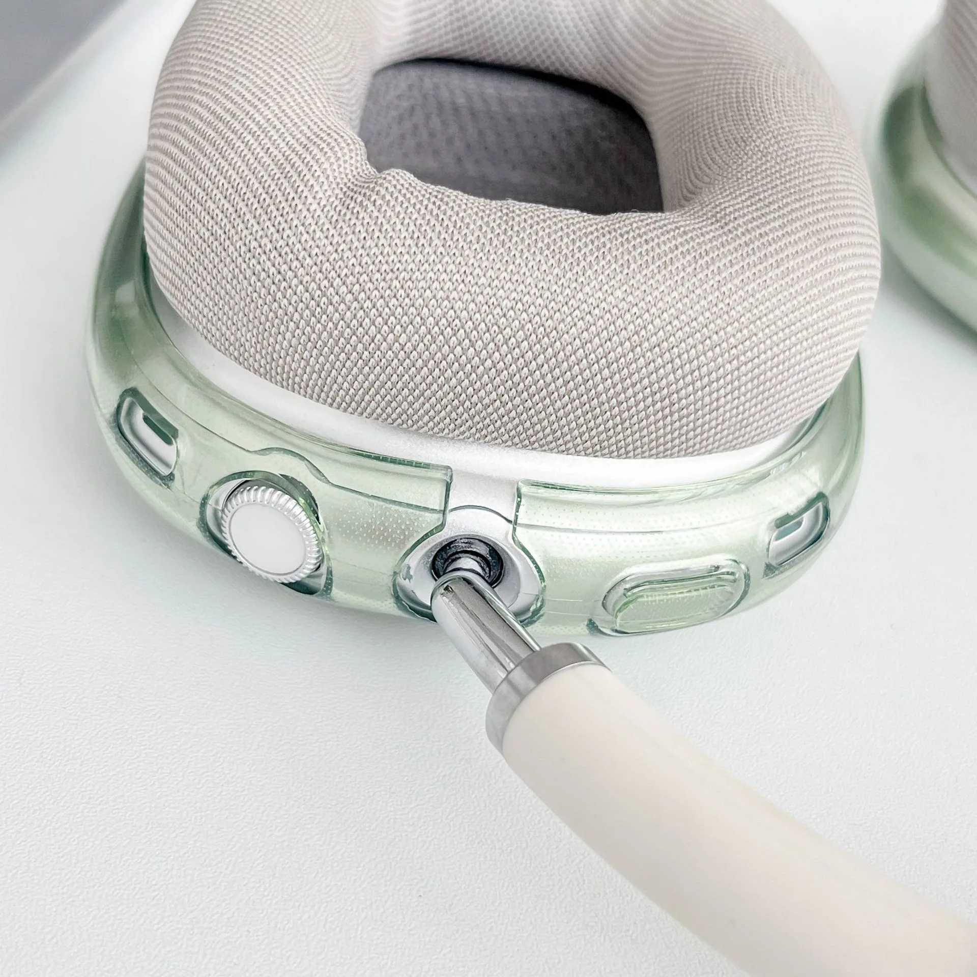 For AirPods Max Transparent Case Soft TPU Anti-Scratch Cover Sleeve Protective Cases For Apple AirPods Max Headphone Accessories thumbnail 2
