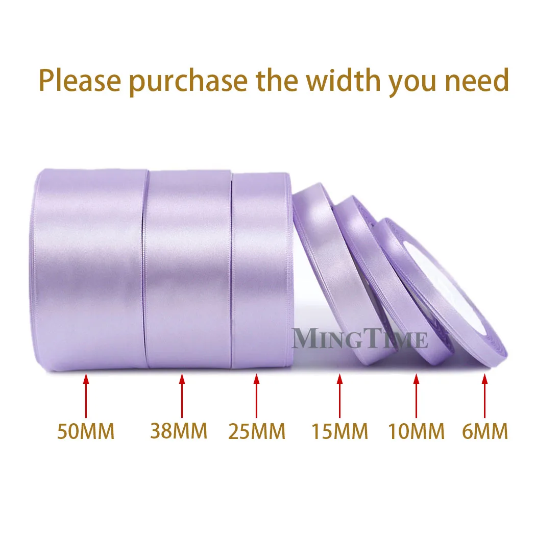 Satin Ribbon 22Meters 6mm 10mm 15mm 25mm 38mm 50mm Perfect for Sash Gift Bow Handmade DIY Craft Wedding Party Supply Decoration thumbnail 3