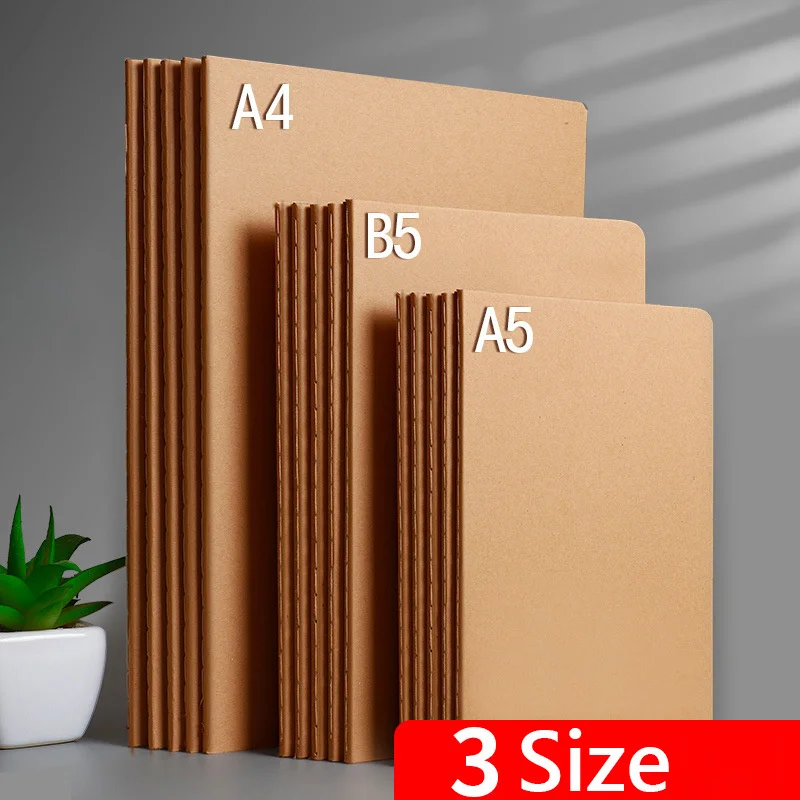 A4 A5 B5 Notebook To-Do Lined Blank Grid Paper Journal Diary Sketchbook Drawing Painting Graffiti Notebook Notepad Stationery thumbnail 2