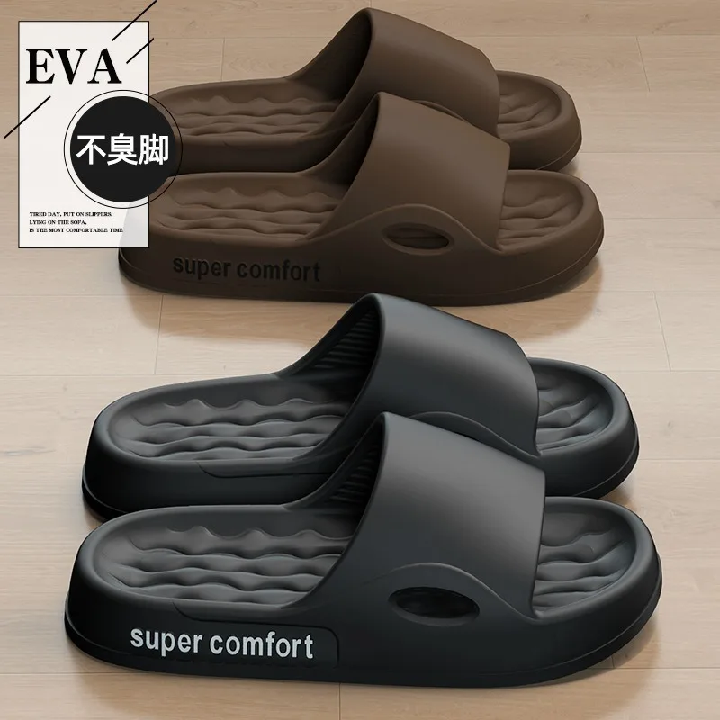 Fashion Men's Summer Ligtweight EVA Indoor Home Sandals Slippers Shoes Men Slippers Outdoor Students Women Comfortable Slides thumbnail 4