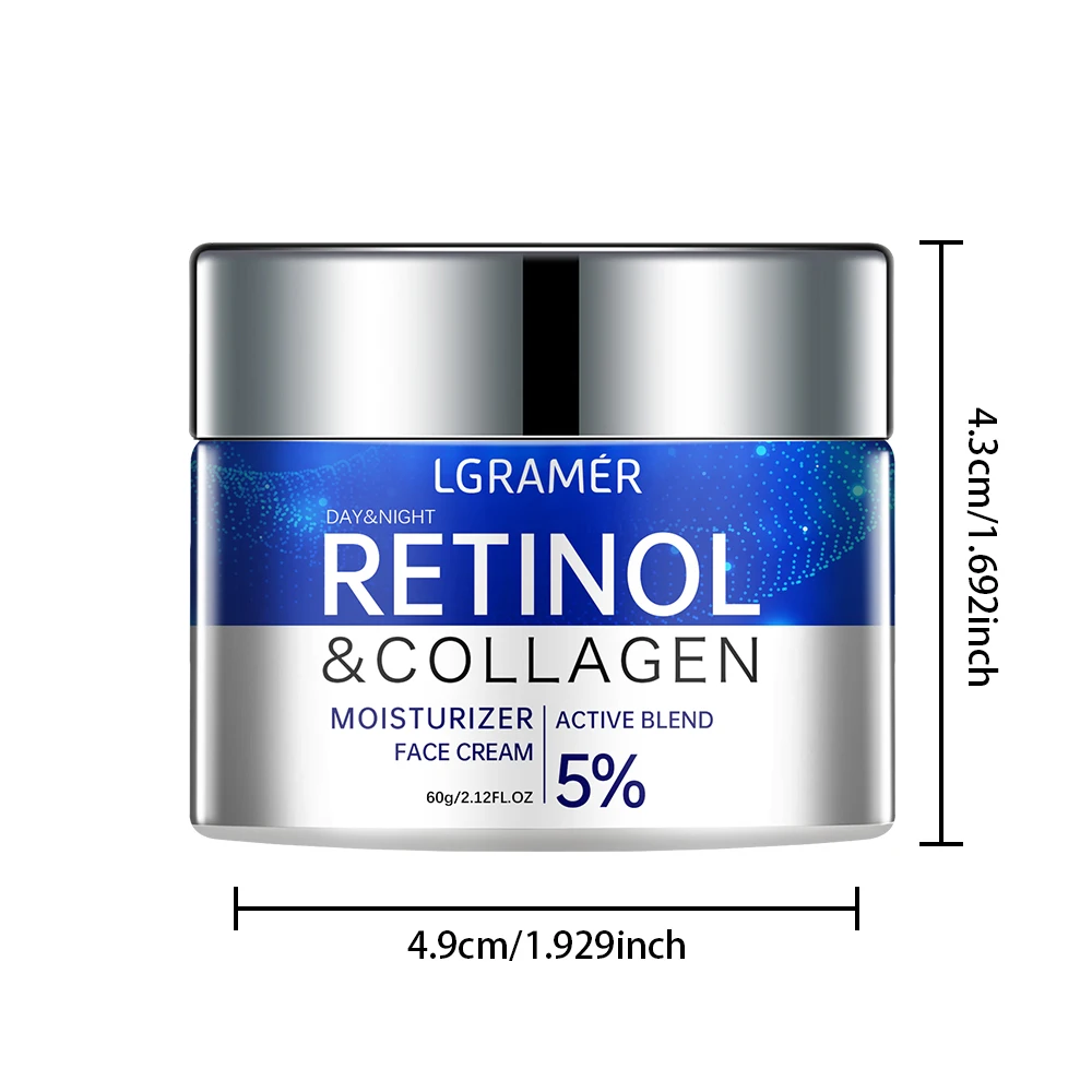 Retinol Wrinkle Removing Cream Anti Aging Firming Lifting Fade Fine Lines Whitening Moisturizing Brightening Skin Care Cosmetic thumbnail 6