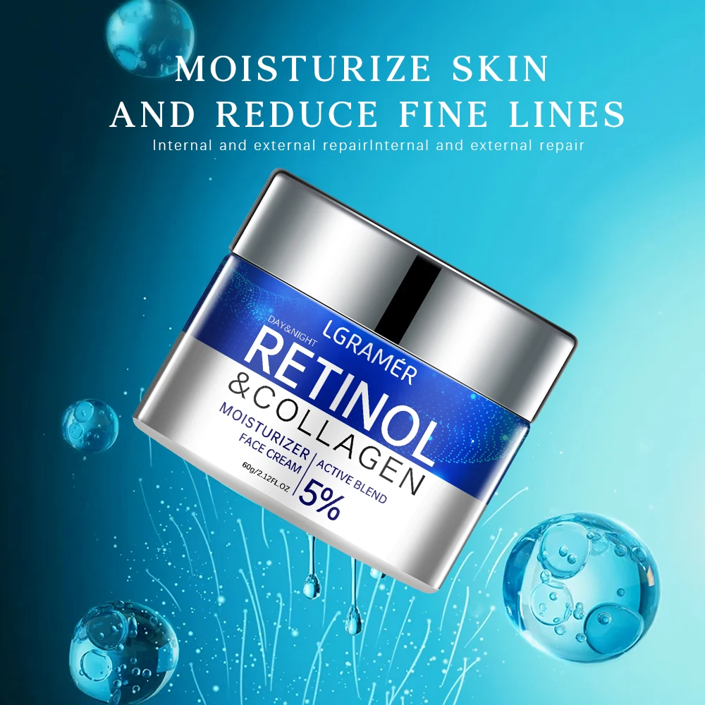 Retinol Wrinkle Removing Cream Anti Aging Firming Lifting Fade Fine Lines Whitening Moisturizing Brightening Skin Care Cosmetic thumbnail 5