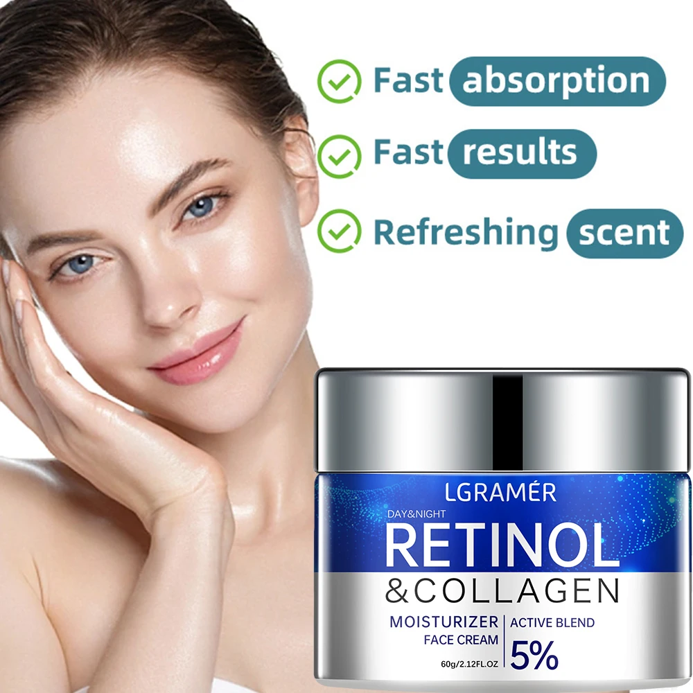 Retinol Wrinkle Removing Cream Anti Aging Firming Lifting Fade Fine Lines Whitening Moisturizing Brightening Skin Care Cosmetic thumbnail 2