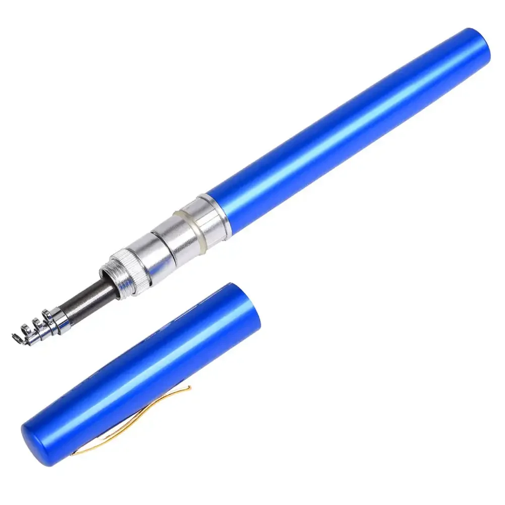 1/1.2/1.4/1.6M Portable Pocket Telescopic Mini Fishing Pole Pen Shape Folded Fishing Rod Without Reel Wheel thumbnail 4