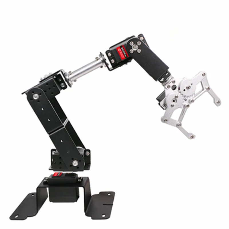 6 DOF Robot Manipulator MG996 Metal Alloy Mechanical Arm Clamp Claw Kit  For Arduino Robot DIY Ki for UNO/ESP32 Programmable thumbnail 2