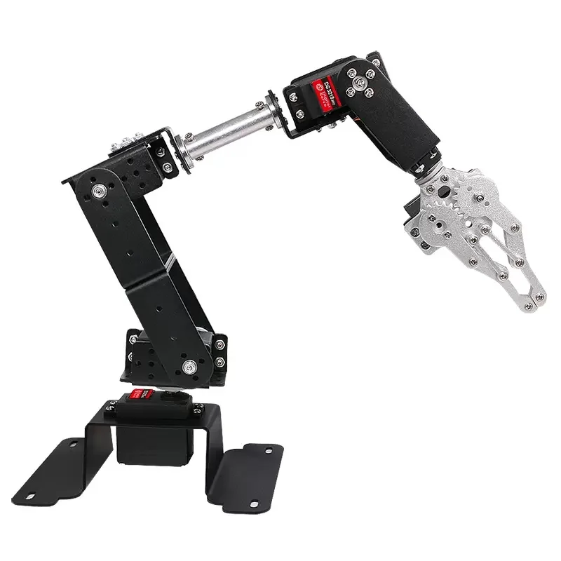 6 DOF Robot Manipulator MG996 Metal Alloy Mechanical Arm Clamp Claw Kit  For Arduino Robot DIY Ki for UNO/ESP32 Programmable thumbnail 5
