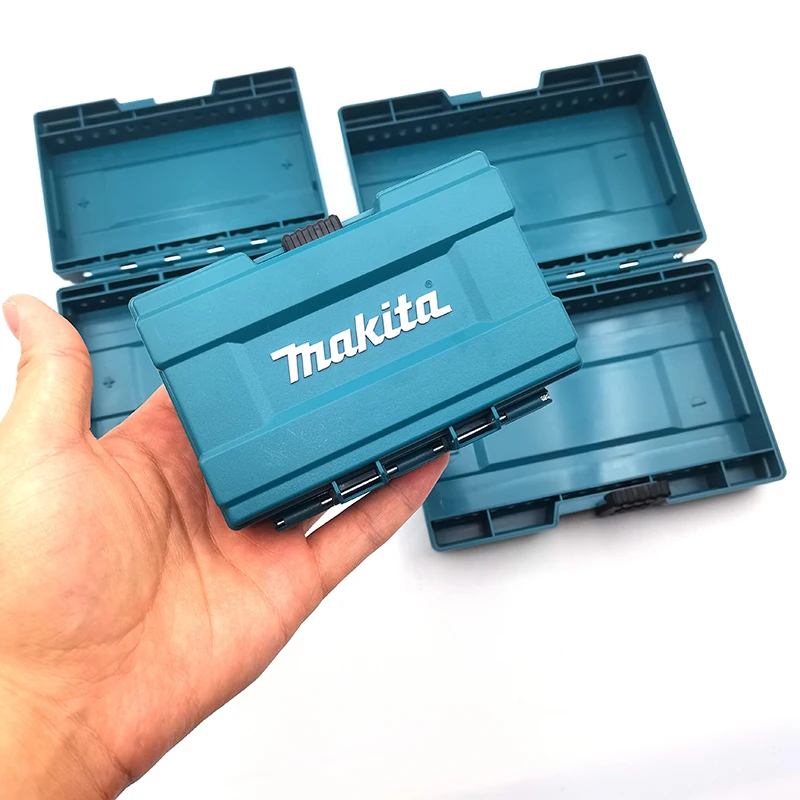 Makita Original Tool Accessories Storage Box Drill Bits Screw Magnet Socket Hardware Parts Home Style Portable Small Case thumbnail 3