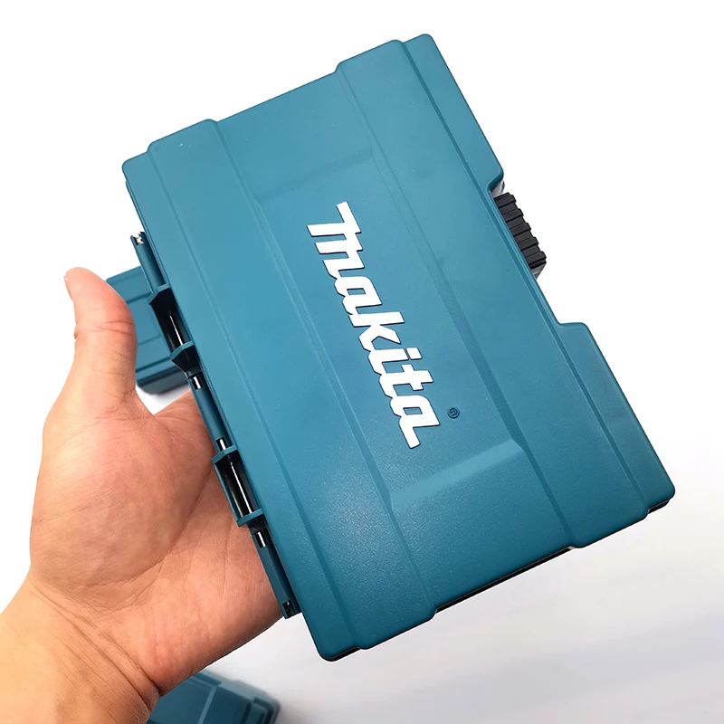 Makita Original Tool Accessories Storage Box Drill Bits Screw Magnet Socket Hardware Parts Home Style Portable Small Case thumbnail 5