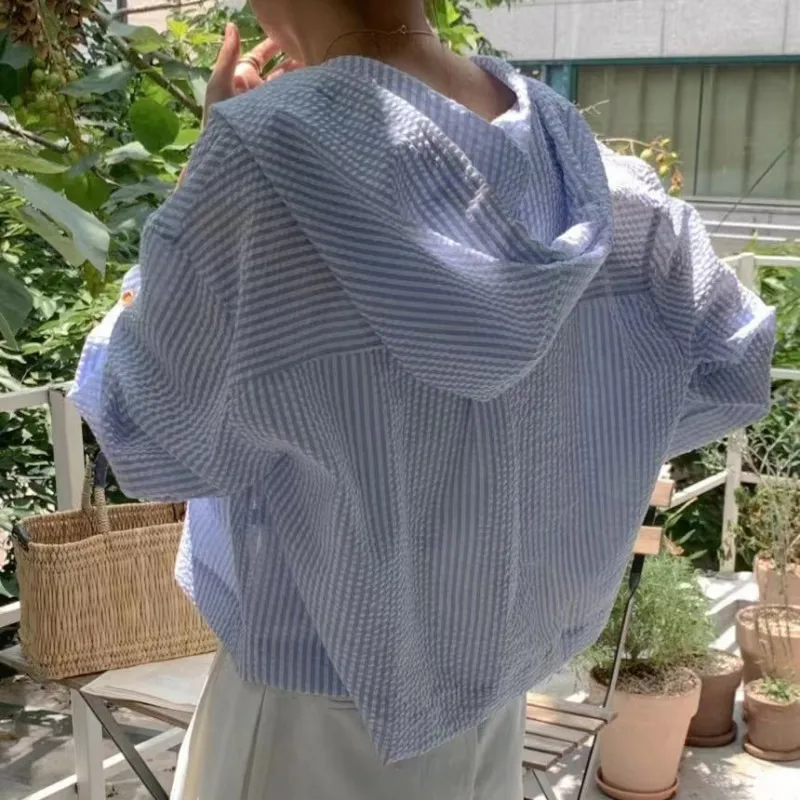Women Shirt Summer Fashion Sunshade Long Sleeve Casual thumbnail 2