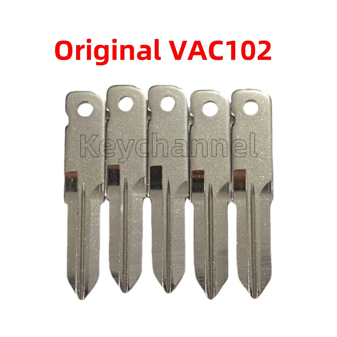 Keychannel 10pcs/lot VAC102 Car Key Blade Uncut Flip Remote Key Blank for Renault KANGOO TWINGO Original Remote Shell Key Blade thumbnail 4