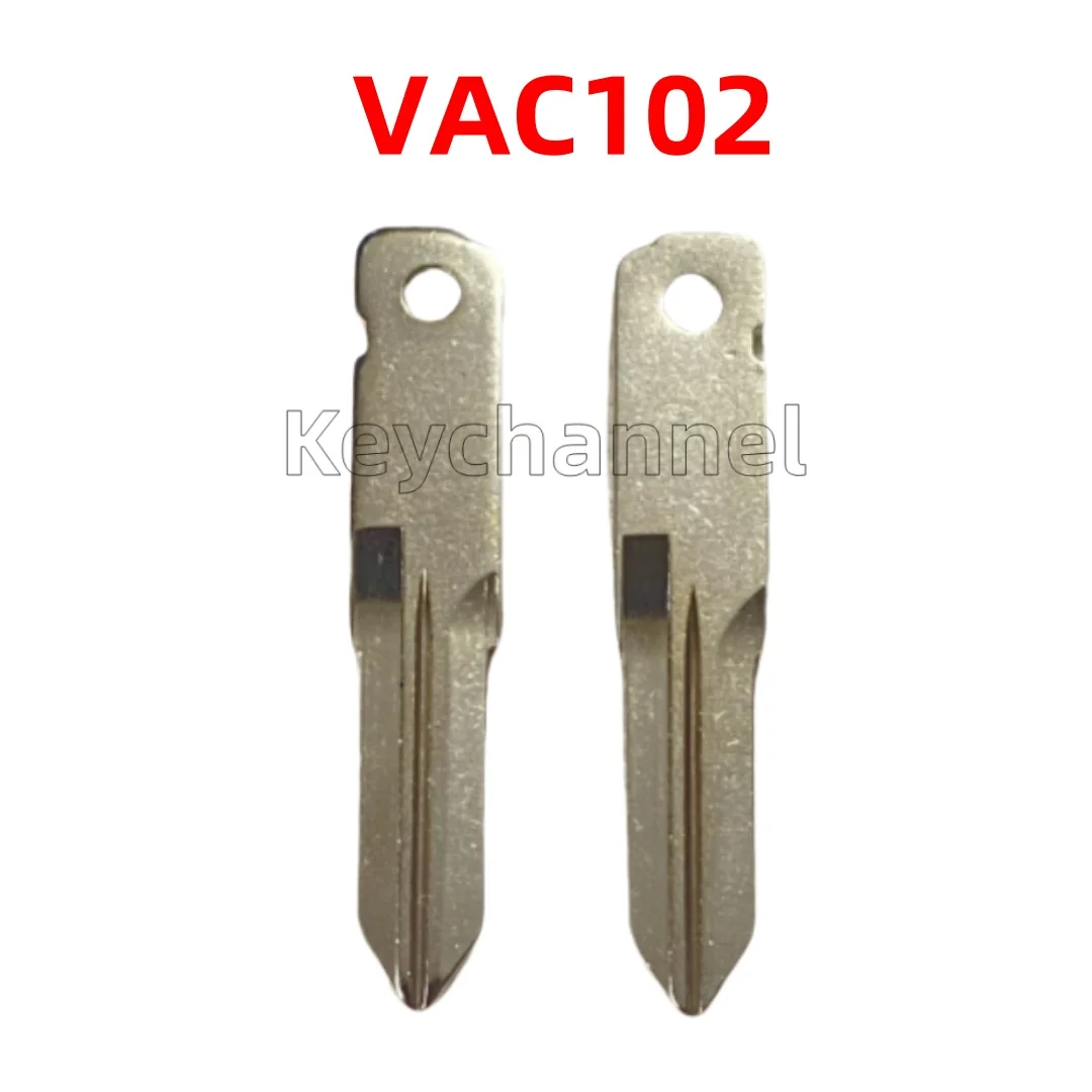 Keychannel 10pcs/lot VAC102 Car Key Blade Uncut Flip Remote Key Blank for Renault KANGOO TWINGO Original Remote Shell Key Blade thumbnail 5