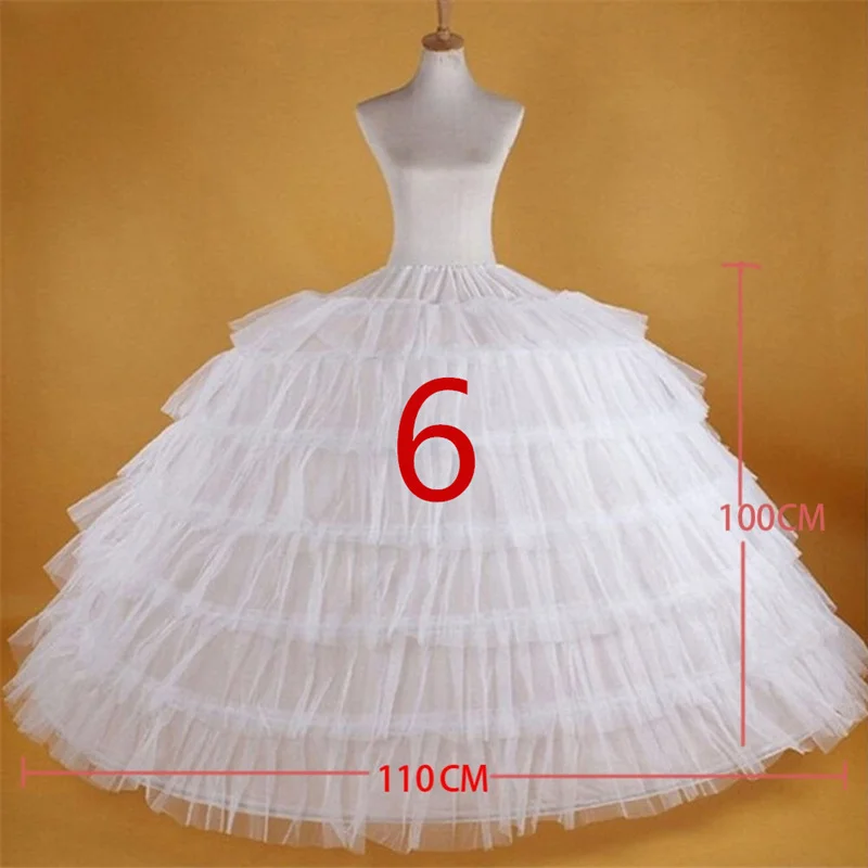 New Bridal Wedding Petticoat Underskirt Prom Hoop Crinoline Fancy Skirt Slip 11 Styles Customized thumbnail 5