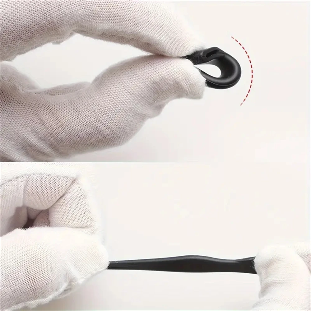 5pairs Silicone Anti-Slip Ear Hooks Women Men Antiskid Glasses Leg Ear Sleeve Anti-Fall Eyewear Holder Accessories Black thumbnail 5