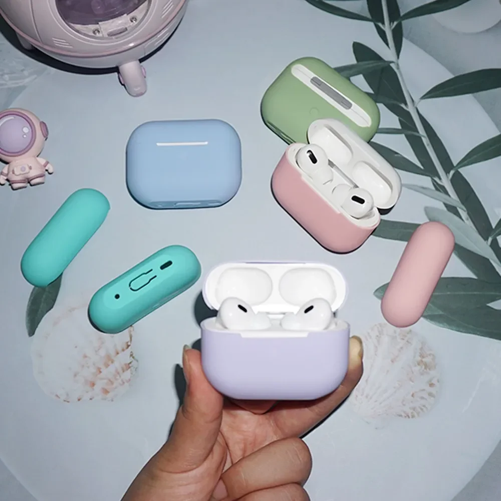 For Apple Airpods Pro 2 Silicone Case Bluetooth Protective Case  Air Pods Pro2 Headphones Accessories Skins  case airpods pro thumbnail 2
