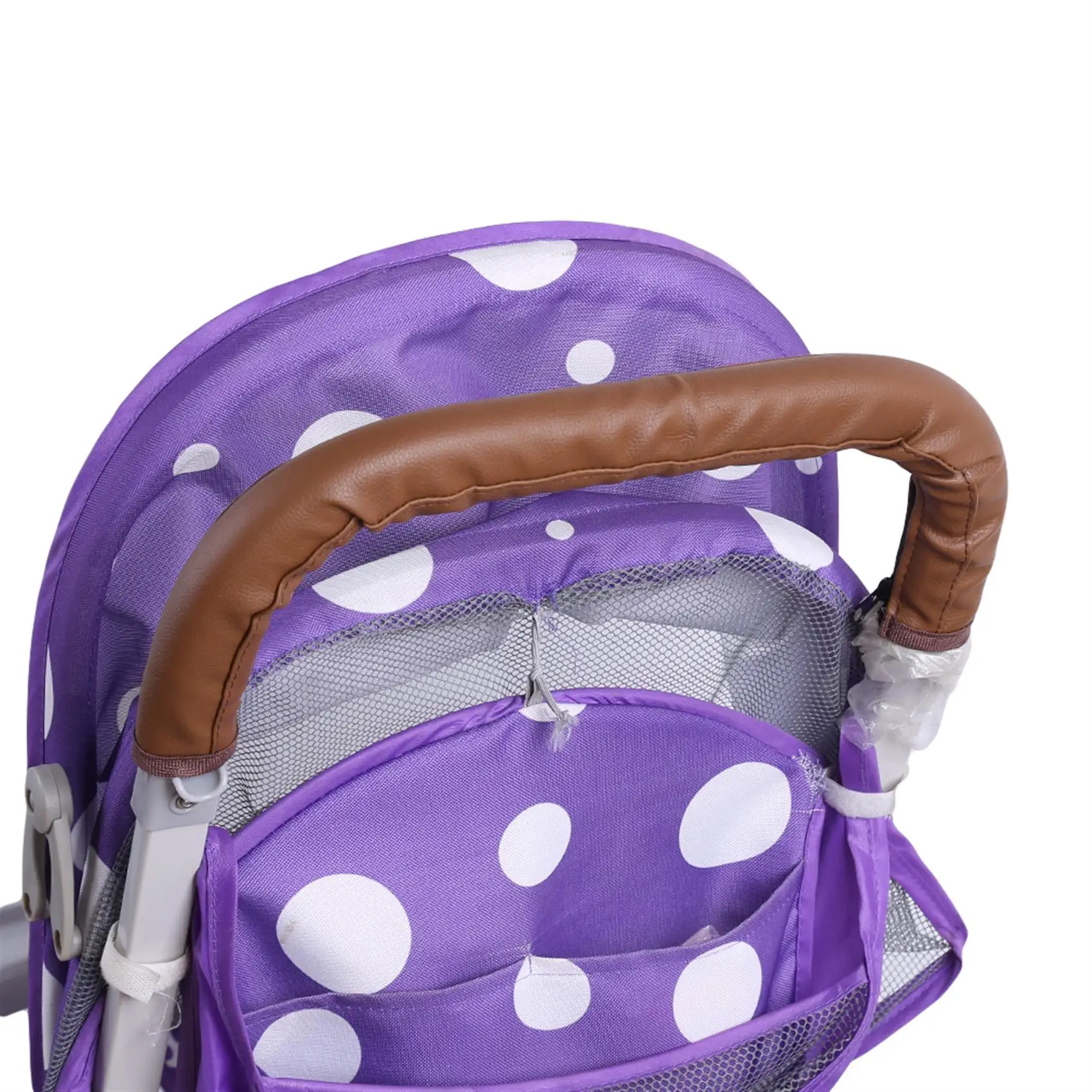 Baby Stroller Leather Handle Covers Trolley Armrest Protective Case Baby Cart Zipper Protector Cover Pushchair Accessories NEW thumbnail 3