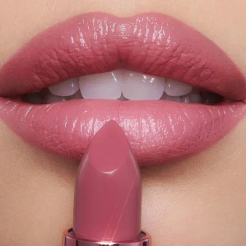 Rose Pink Nude Matte Velvet Lipstick Color Rendering Lasting Non-stick Cup Sexy Lipsticks Waterproof Beauty Lips Makeup Cosmetic thumbnail 2