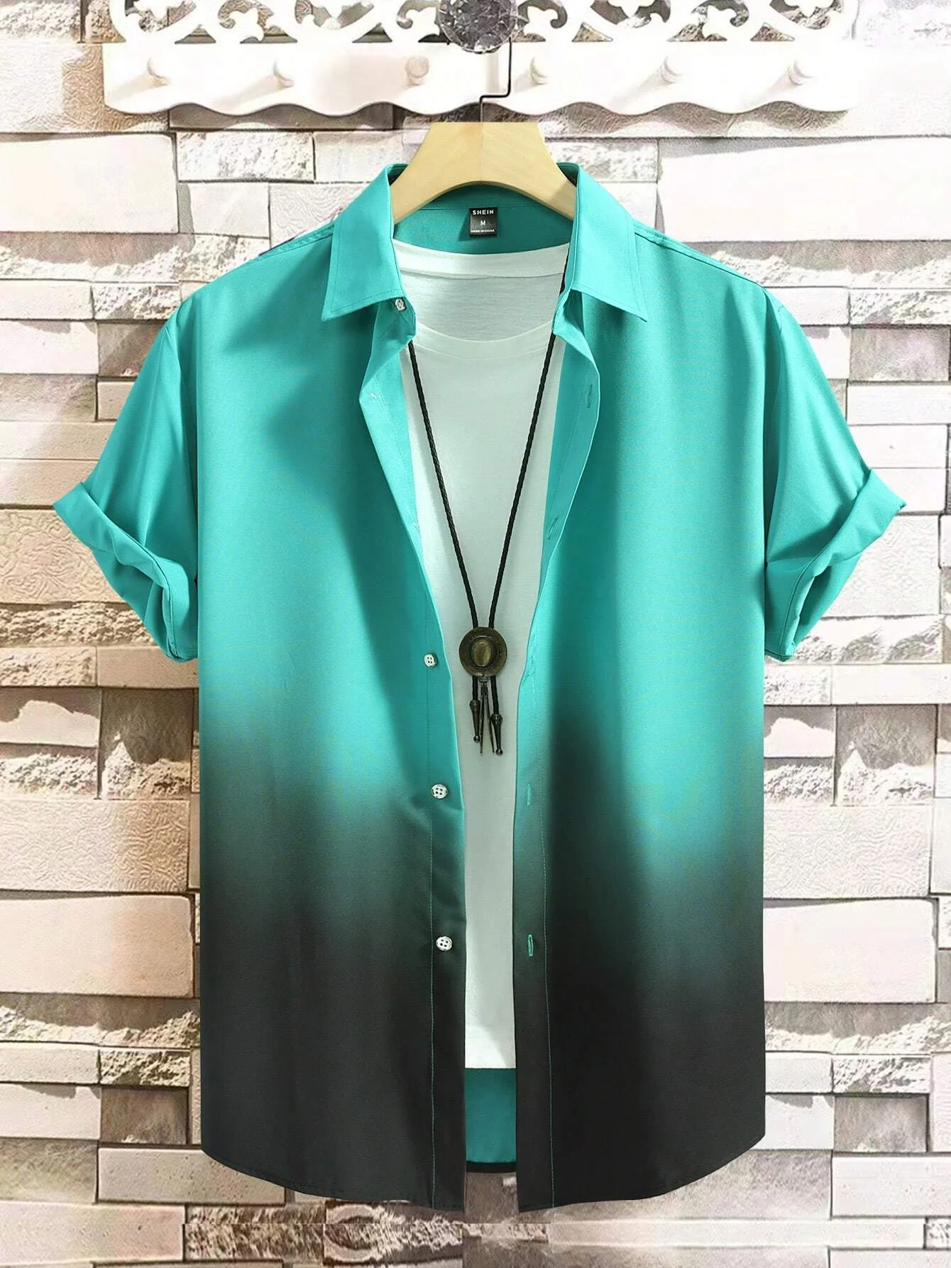 Men's Shirt Summer Clothing Gradient Design Graphic 3D Print Shirts Short Sleeve Tops Streetwear Loose Casual Hawaiian Shirts thumbnail 2