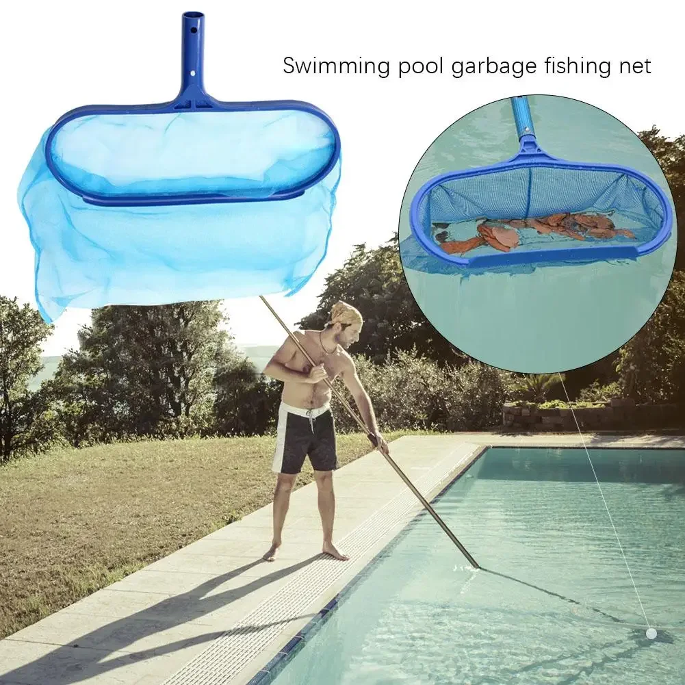 Leaf Skimmer Swimming Pools Skimmer Net Rubbish Cleaning Rake Leaf Mesh Deep Bag SPA Pond Leaves Cleaning Net Pool Accessories thumbnail 3