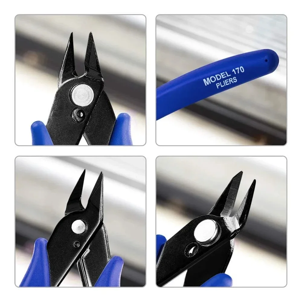 Aokin1PC 170 Universal Pliers DIY Electronic Diagonal Side Cutting Nippers Wire Cable Cutter 3D Printer Parts Hand Tools thumbnail 4