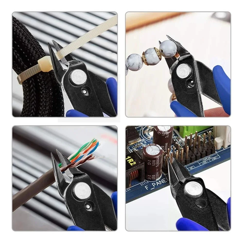 Aokin1PC 170 Universal Pliers DIY Electronic Diagonal Side Cutting Nippers Wire Cable Cutter 3D Printer Parts Hand Tools thumbnail 3