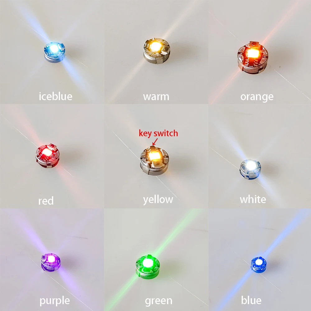 Mini Super Brightness Key Button Lamp Led Single Lights Diy Micro Scene Layout Illumination Materials Diorama Accessory 1Pcs