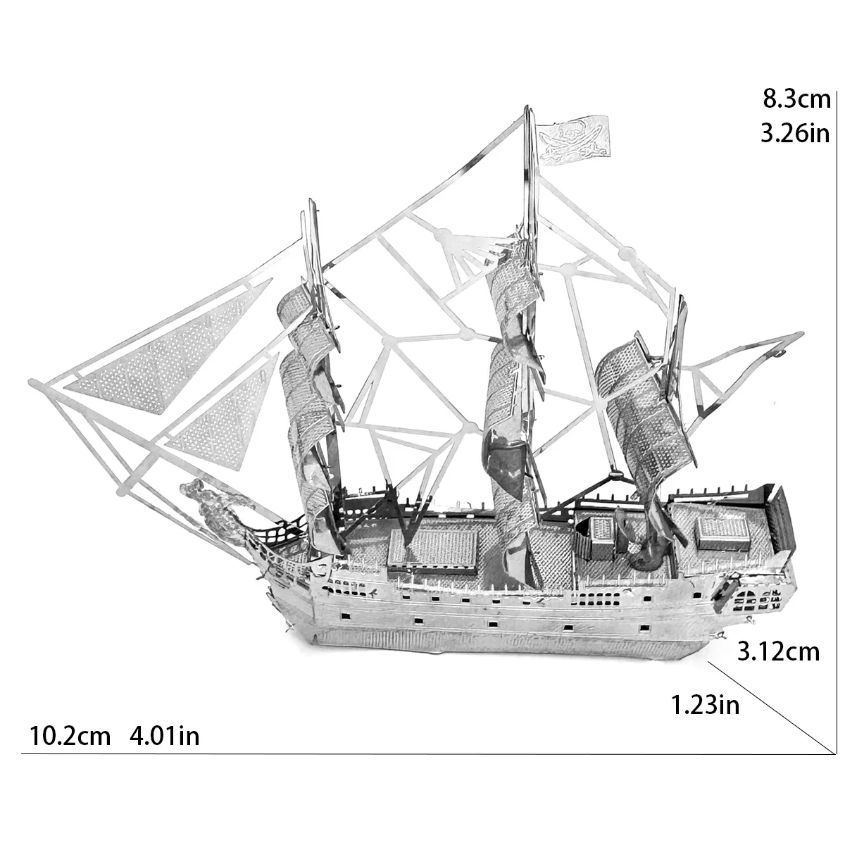corsair 3D Metal Puzzle Building Blocks Kits DIY Mecha for Teens Men Hobbies Toys Great Gifts# thumbnail 5
