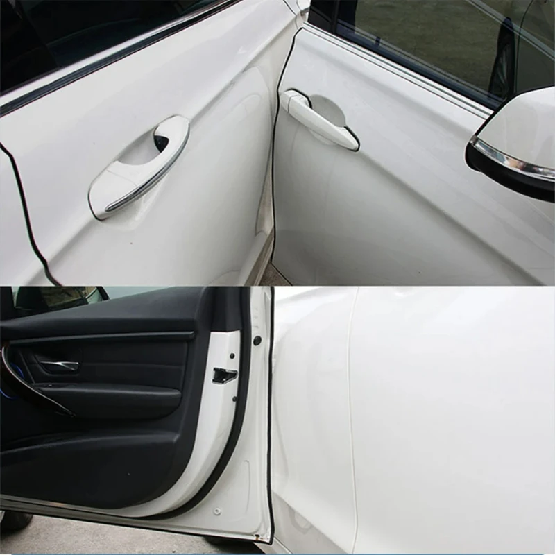 5M Transparent Car Door Edge PVC Scratch Protector Strips Car Anti-collision Sealing Strip Door Anti-scratch Transparent Strip thumbnail 5