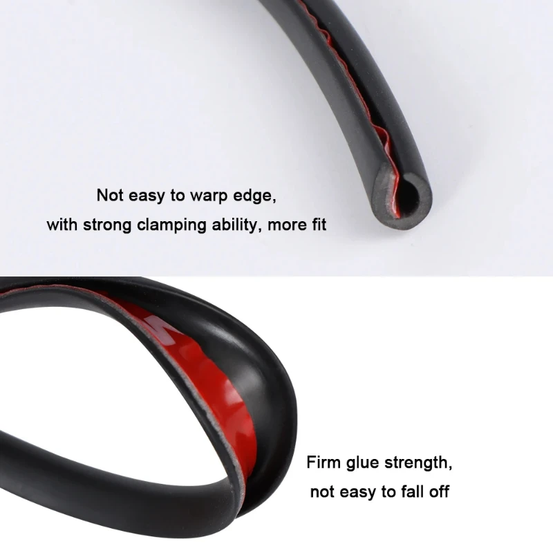 5M Transparent Car Door Edge PVC Scratch Protector Strips Car Anti-collision Sealing Strip Door Anti-scratch Transparent Strip thumbnail 6