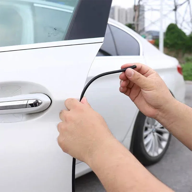 5M Transparent Car Door Edge PVC Scratch Protector Strips Car Anti-collision Sealing Strip Door Anti-scratch Transparent Strip thumbnail 2