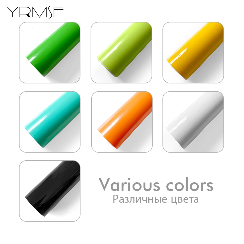 Colorful Color Change Vinyl Film Glossy Waterproof Car Stickers Car Body Protective Decor Wrapping Motorcycle Car Accessories thumbnail 6