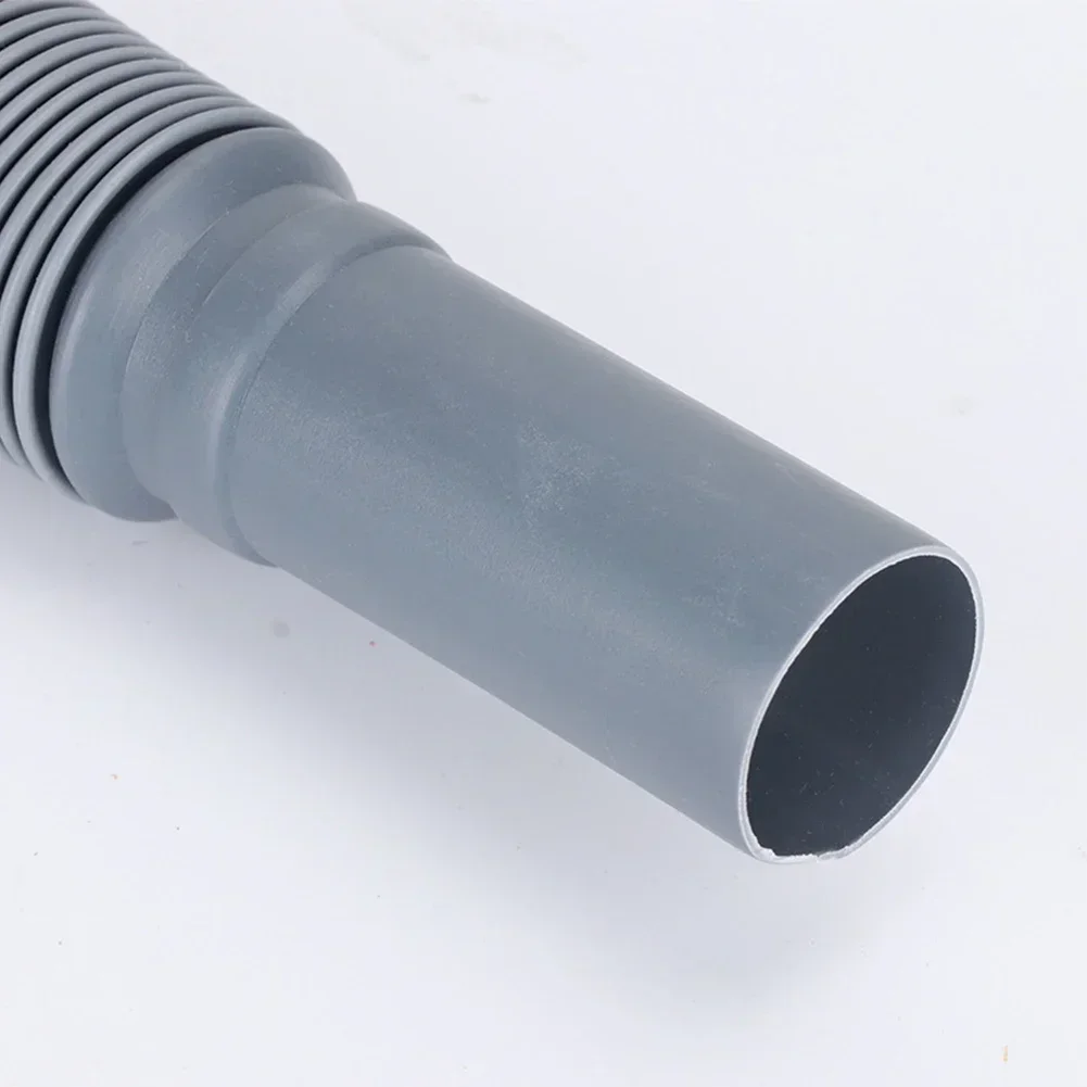 1pc Low Profile Trap Flexible Bathtub Shower Drain Pipe Gray ABS Flat Tub Free Standing Tub Drain For Bath Bathtub Drain thumbnail 6